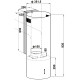 Декоративна витяжка Fabiano Cylindra 35 Silent Inox