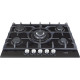 Газова варильна поверхня Fabiano FHG 1055 VGHT Black Glass