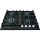 Газова варильна поверхня Fabiano FHG 1044 VGHT Black Glass