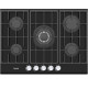 Газова варильна поверхня Fabiano FHG 8255 VGHT Black Glass