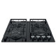 Газова варильна поверхня Fabiano FHG 2844 VGHT Black Glass