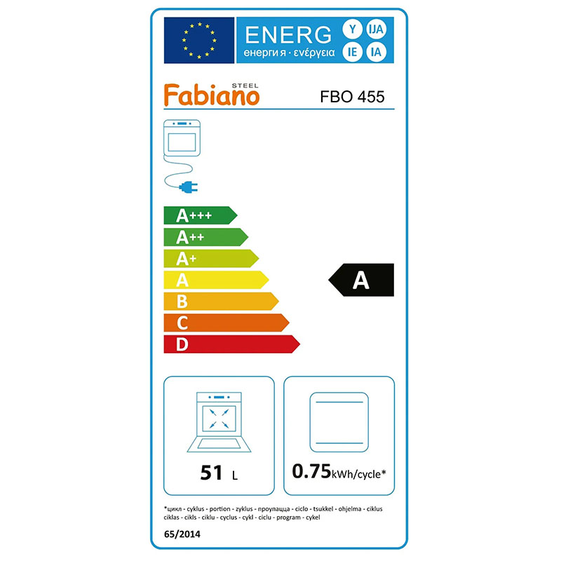 Духова шафа Fabiano FBO 455 Black