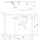 Нержавіюча кухонна мийка Fabiano BR 62x50 Right