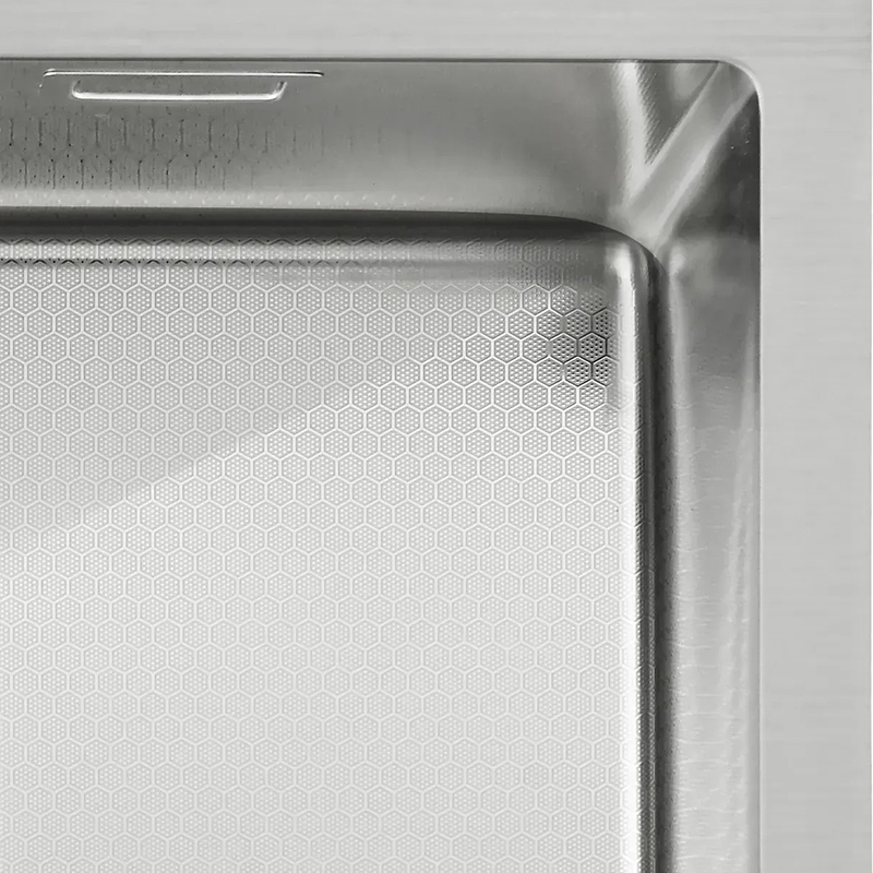 Нержавіюча кухонна мийка Fabiano BR 50x50 CELLDECOR