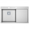 Нержавіюча кухонна мийка Fabiano TOP 79 Left (79x51) 1.2мм