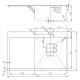 Нержавіюча кухонна мийка Fabiano TOP 79 Right (79x51) 1.2мм