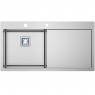 Нержавіюча кухонна мийка Fabiano TOP 89 Left (89x51) 1.2мм