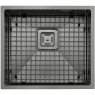 Нержавіюча кухонна мийка Fabiano Quadro 49 R10 Nano Graphite (49x44) 1,20 мм
