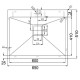Нержавіюча кухонна мийка Fabiano TOP 65
