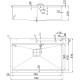 Нержавіюча кухонна мийка Fabiano TOP Center 79 Celldecor