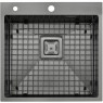 Нержавіюча кухонна мийка Fabiano TOP 49 Celldecor Nano Graphite