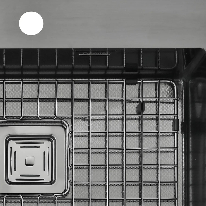 Нержавіюча кухонна мийка Fabiano TOP 56 Celldecor Nano Graphite