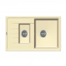 Гранітна мийка Fabiano Classic 78x50x15 Cream