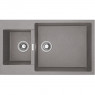 Гранітна мийка Fabiano Quadro 86x50x15 Beton
