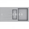 Гранітна мийка Fabiano Classic 100x50x15 Grey Metallic