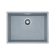 Гранітна мийка Fabiano Quadro 53x46 Grey Metallic