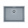 Гранітна мийка Fabiano Quadro 53x46 Grey Metallic