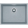 Гранітна мийка Fabiano Quadro 61x46 Grey Metallic