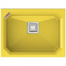 Гранітна мийка Fabiano Crystal 61x46 Yellow