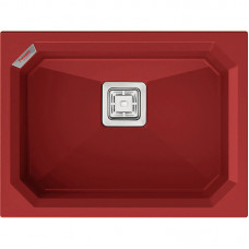 Гранітна мийка Fabiano Crystal 61x46 Rouge