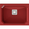 Гранітна мийка Fabiano Crystal 61x46 Rouge