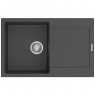 Гранітна мийка Fabiano Navio 79x50 Titanium