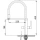 Кухонний змішувач Fabiano FKM 3120 Inox