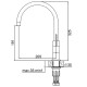 Кухонний змішувач Fabiano FKM 50 SS Inox