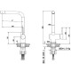 Кухонний змішувач Fabiano FKM 45 SS Beton