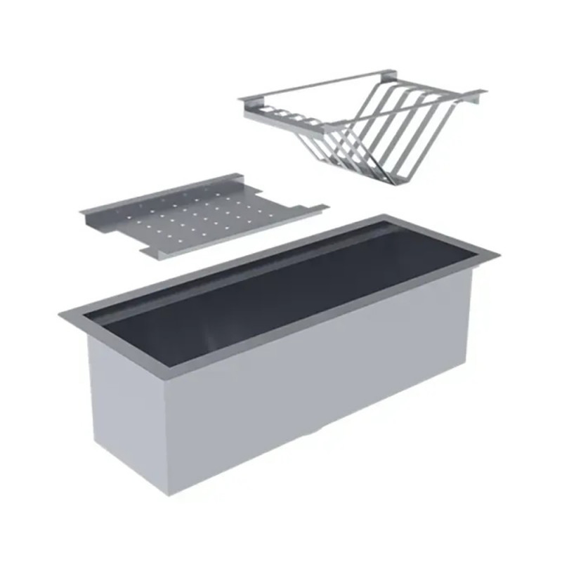 Вбудовувана сушарка-органайзер для посуду Fabiano FIDO 43 Inox