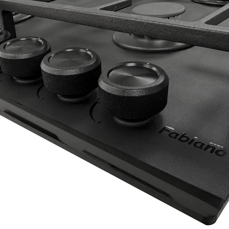 Газова варильна поверхня Fabiano FHG 8244 VGHT Diamond Black