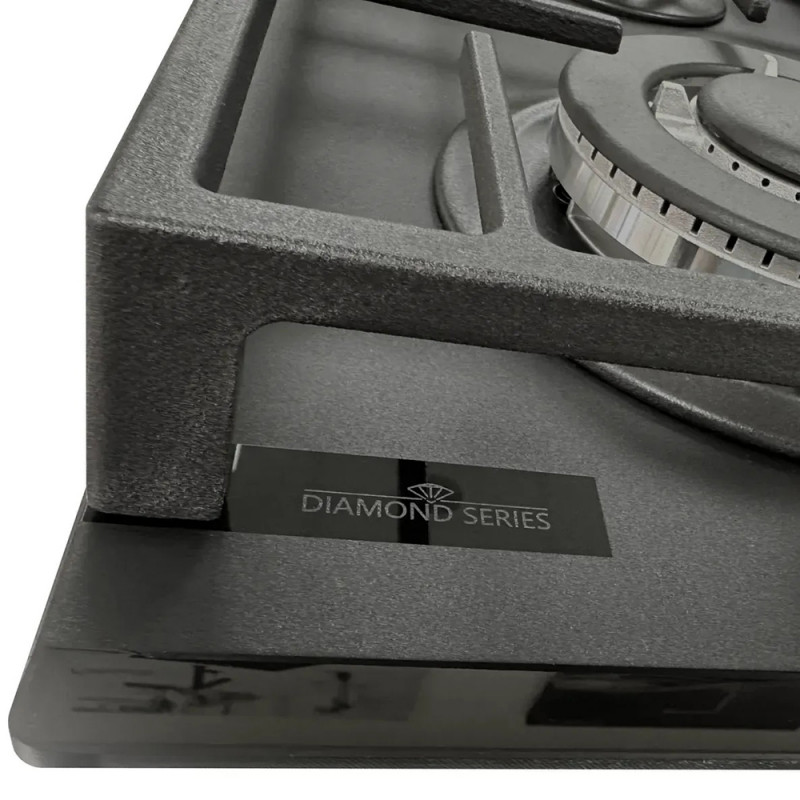 Газова варильна поверхня Fabiano FHG 8244 VGHT Diamond Black