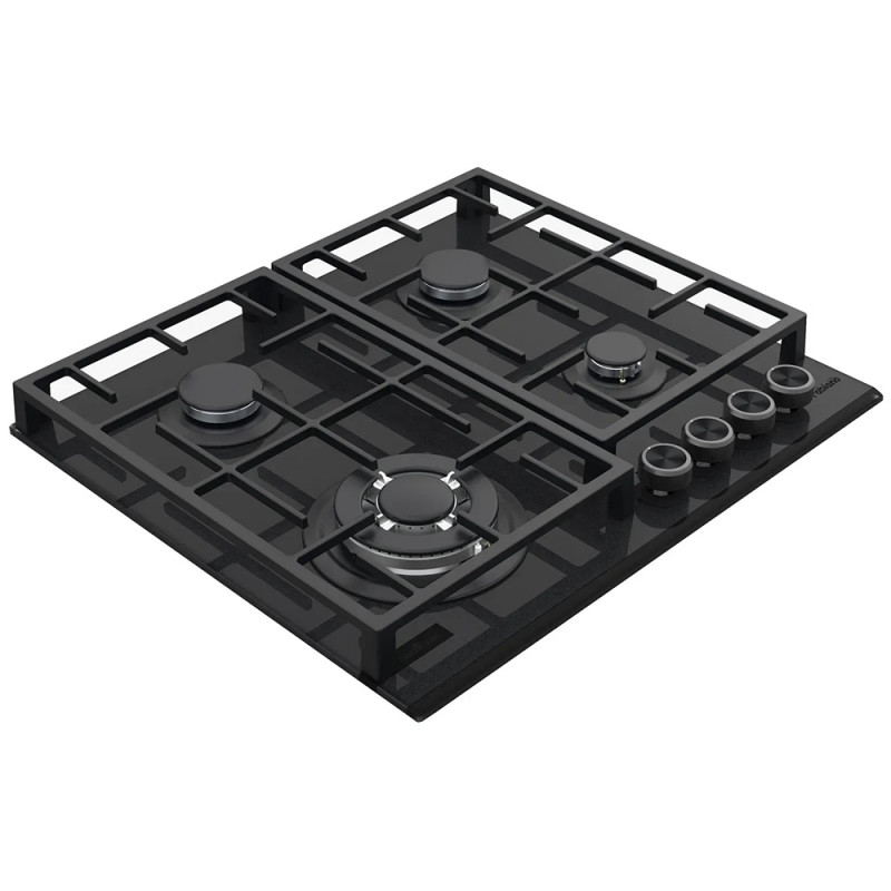 Газова варильна поверхня Fabiano FHG 8244 VGHT Diamond Black