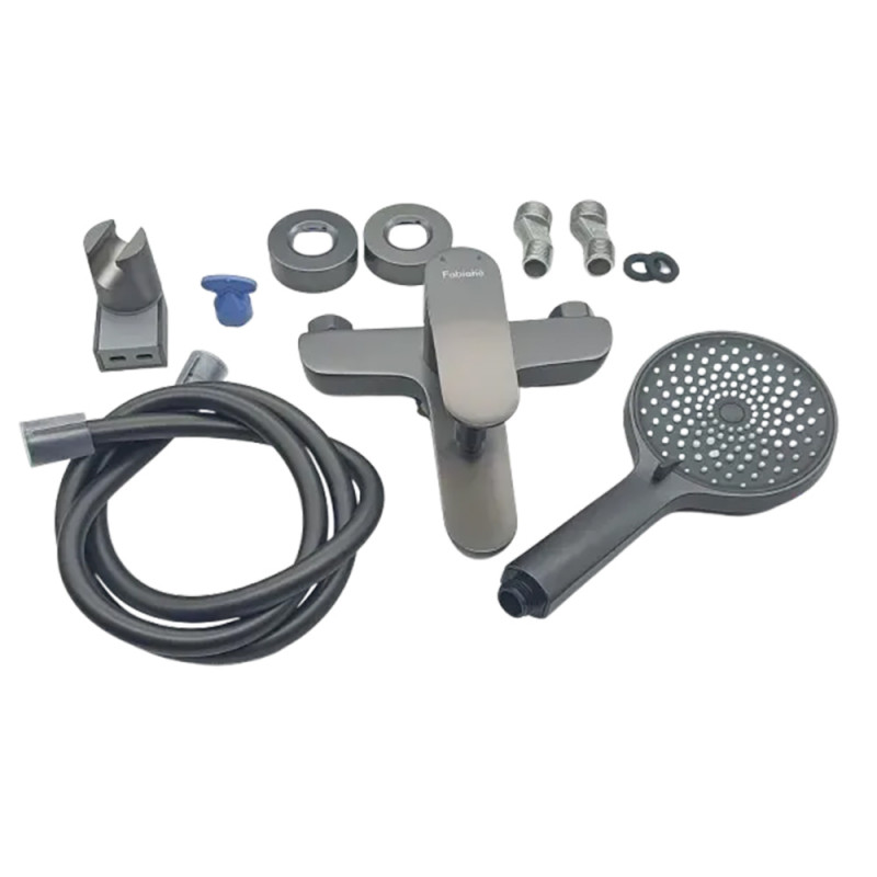 Змішувач для ванни Fabiano Modena 10402 Graphite