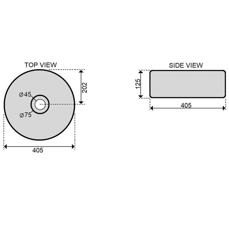 Умивальник Fabiano Laveo T405x405x125