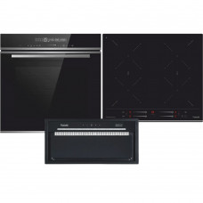 Комплект з комбінованою духовкою та витяжкою Silent Black у подарунок