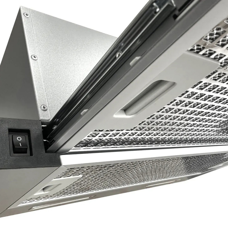 Телескопічна витяжка Fabiano Neoslim 60 Black Glass