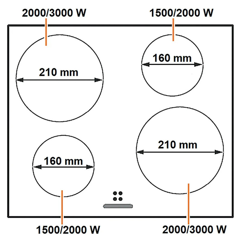 Індукційна варильна поверхня Fabiano FIH 6560 Black