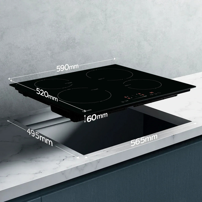 Індукційна варильна поверхня Fabiano FIH 6560 Black