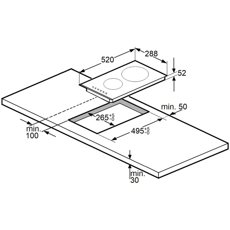 Електрична варильна поверхня Fabiano FVH 3450 Black