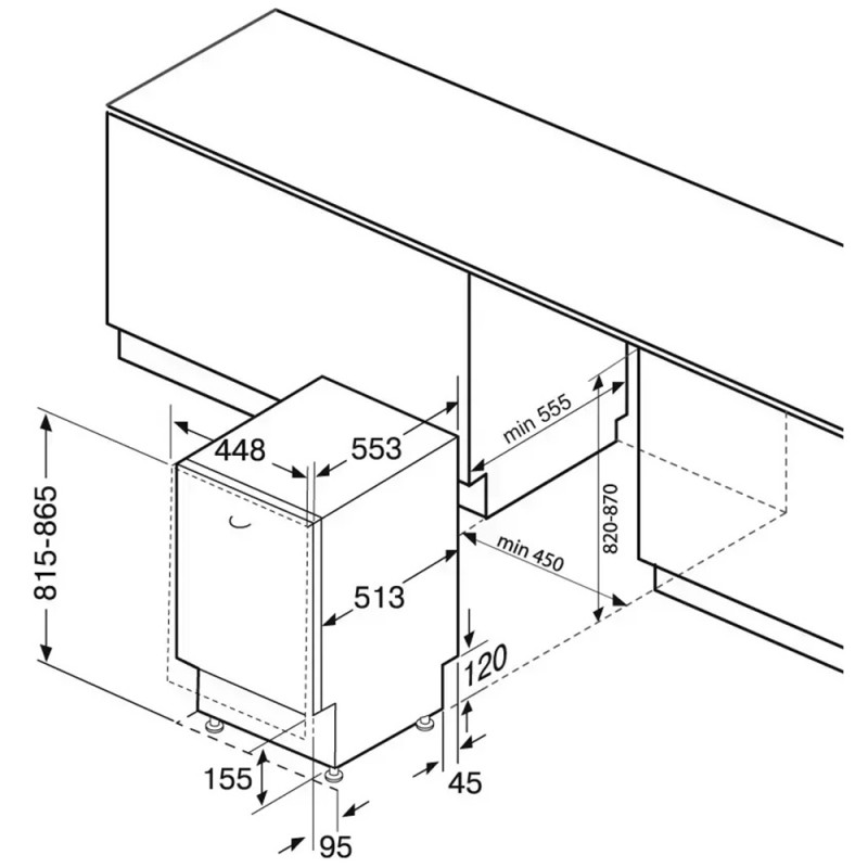 Посудомийна машина Fabiano FBDW 6410R