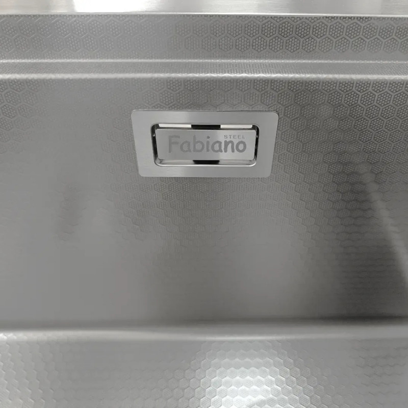 Нержавіюча кухонна мийка Fabiano Quadro Center 54 Celldecor