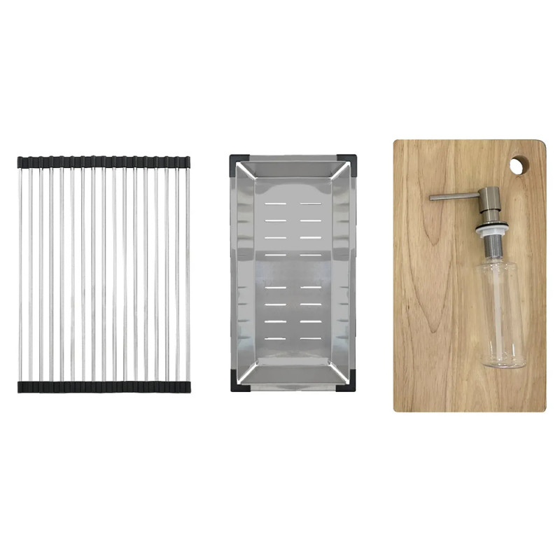 Нержавіюча кухонна мийка Fabiano TOP Center 57 Celldecor