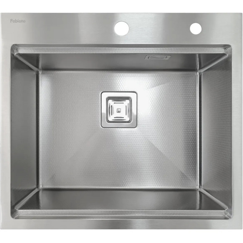 Нержавіюча кухонна мийка Fabiano TOP Center 57 Celldecor
