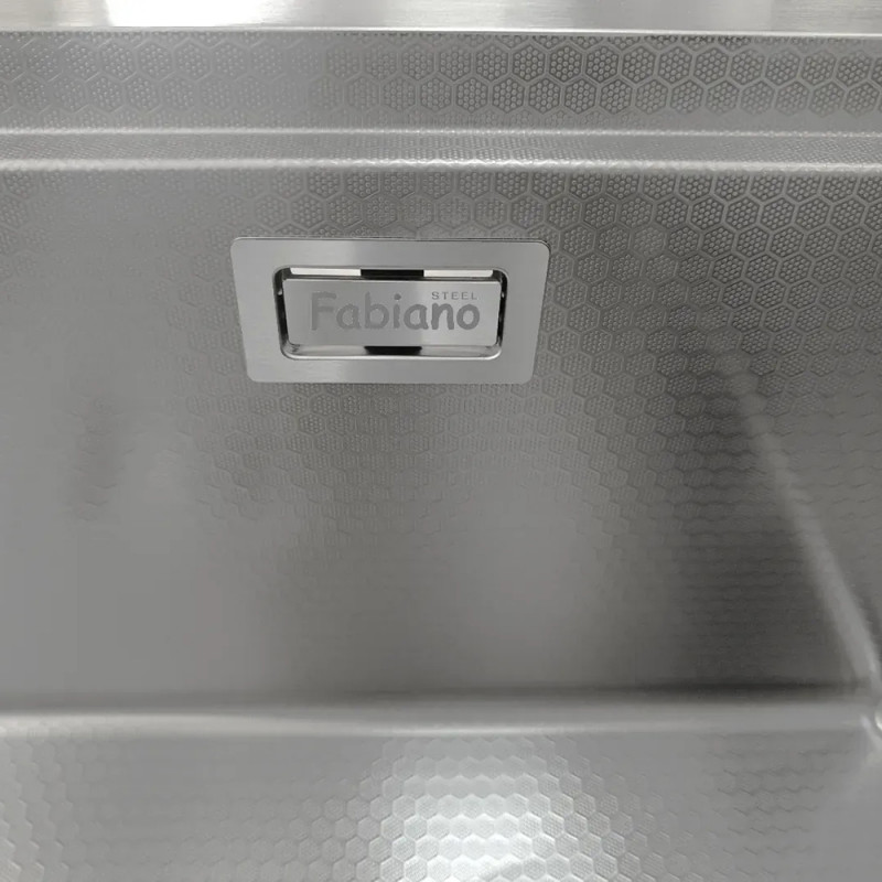 Нержавіюча кухонна мийка Fabiano TOP Center 57 Celldecor