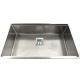 Нержавіюча кухонна мийка Fabiano Quadro Center 74 Celldecor