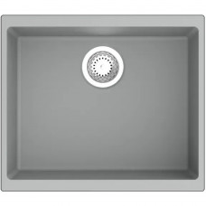 Гранітна мийка Fabiano Navio 53x46 Grey Metallic