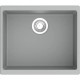Гранітна мийка Fabiano Navio 53x46 Grey Metallic