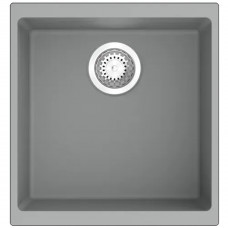 Гранітна мийка Fabiano Navio 43x46 Grey Metallic
