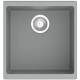 Гранітна мийка Fabiano Navio 43x46 Grey Metallic